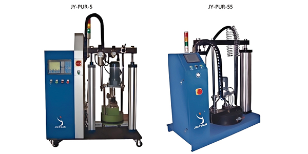 Máquina fusor de pegamento termofusible, modelo JY-PUR
